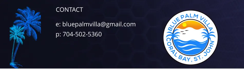 CONTACT e: bluepalmvilla@gmail.com p: 704-502-5360